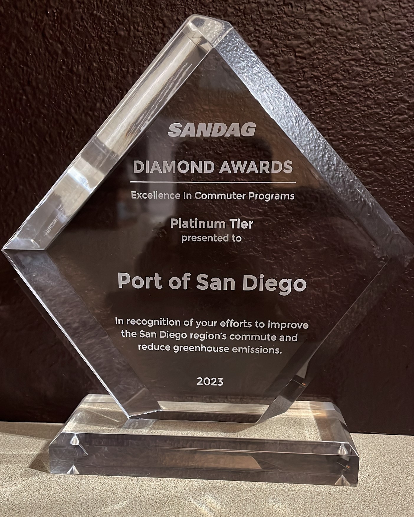 Port Of San Diego Recognized At SANDAG Diamond Awards As Platinum ...